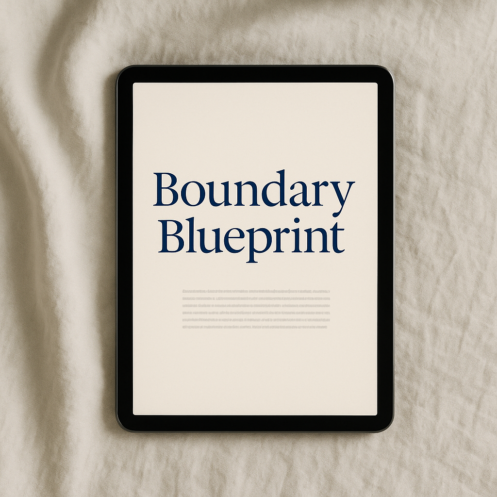 Boundary Blueprint Digital edition mockup